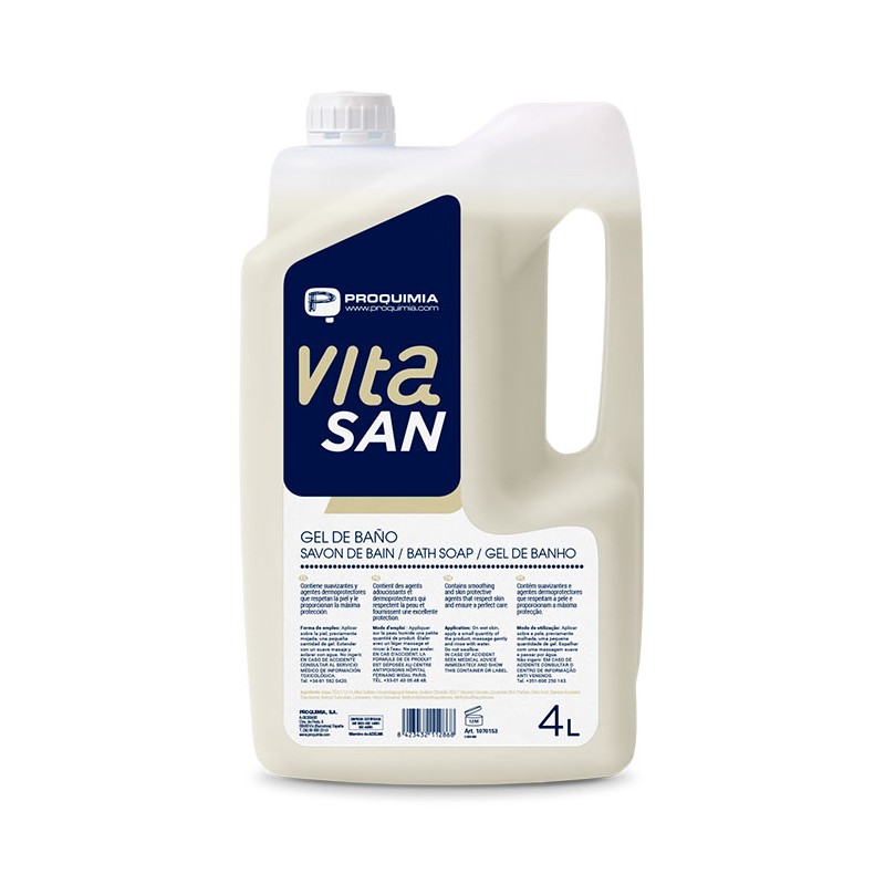 Gel Vitasan 4 L. - Proveedor Lavandería Industrial
