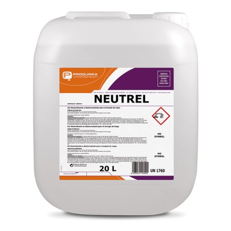 Neutralizante Y Desincrustante Neutrel 20L - Proveedor Lavandería Industrial