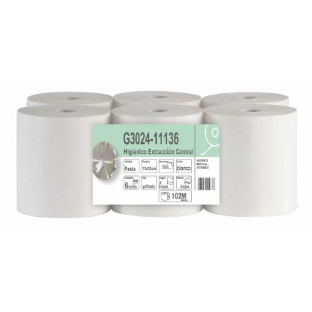 Higienico 2C Extr Central Pasta Mini 6R 102M