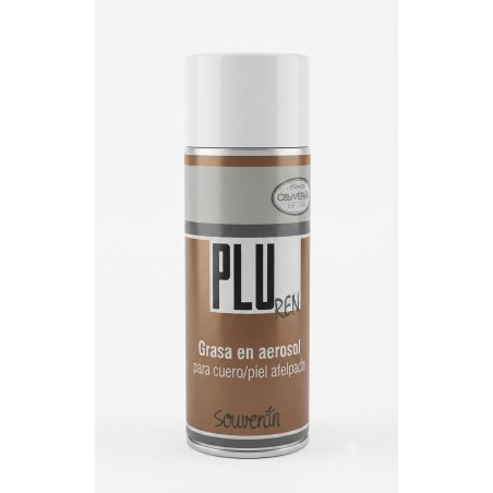 Plu Ren Grasa en aerosol para cuero/piel afelpada