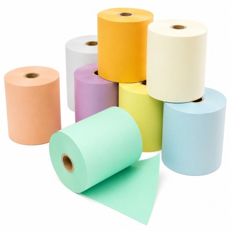 Rollo Papel Ticket -Blanco- 76 mm