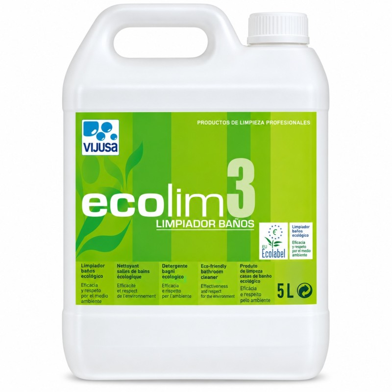 Ecolim 3 Limpiador Baños Ecológico 5 litros