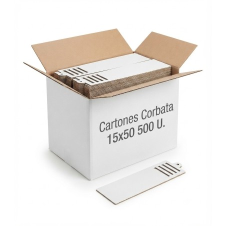 Cartones Corbata 15x50 500 U.