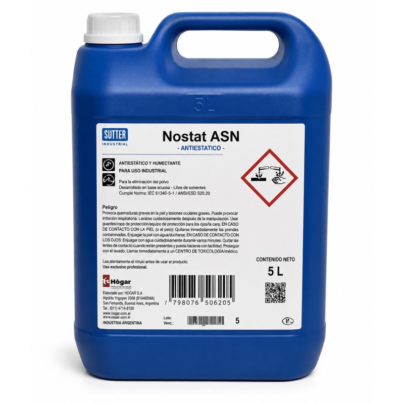 Nostat ASN 5 Lts -ANTIESTATICO- HT