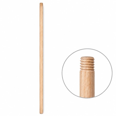 Palo Madera 1,40 Con Rosca