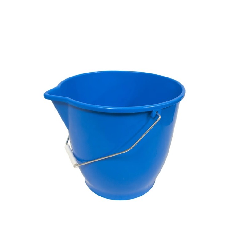 Cubo 13L Azul asa metal