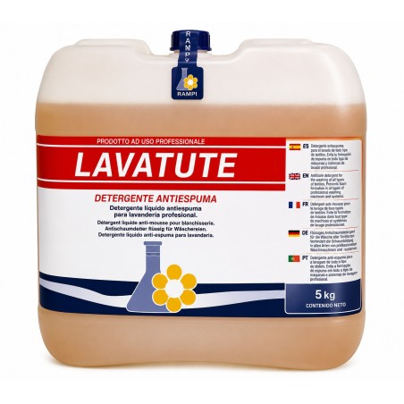 Detergente Antiespuma Lavatute 5 Kg