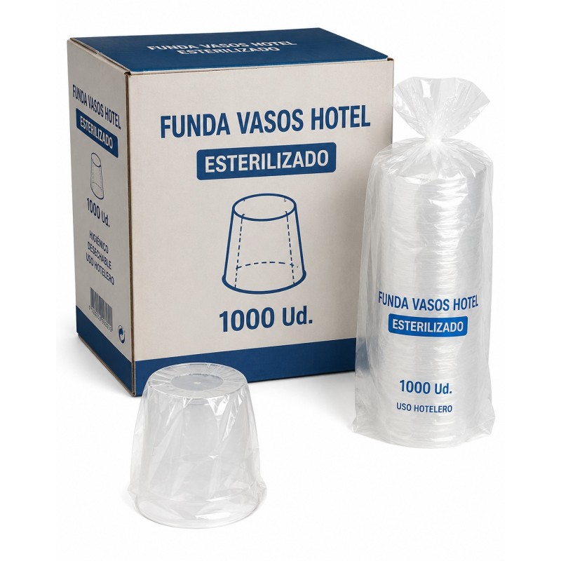 Funda Vasos Hotel Esterilizado 1000Ud