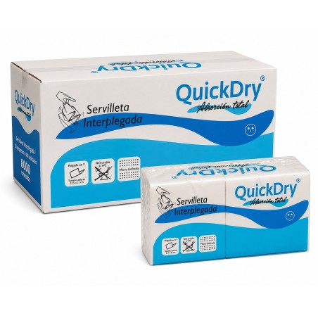 Servilletas interplegadas 8000 unidades (20pqx400u