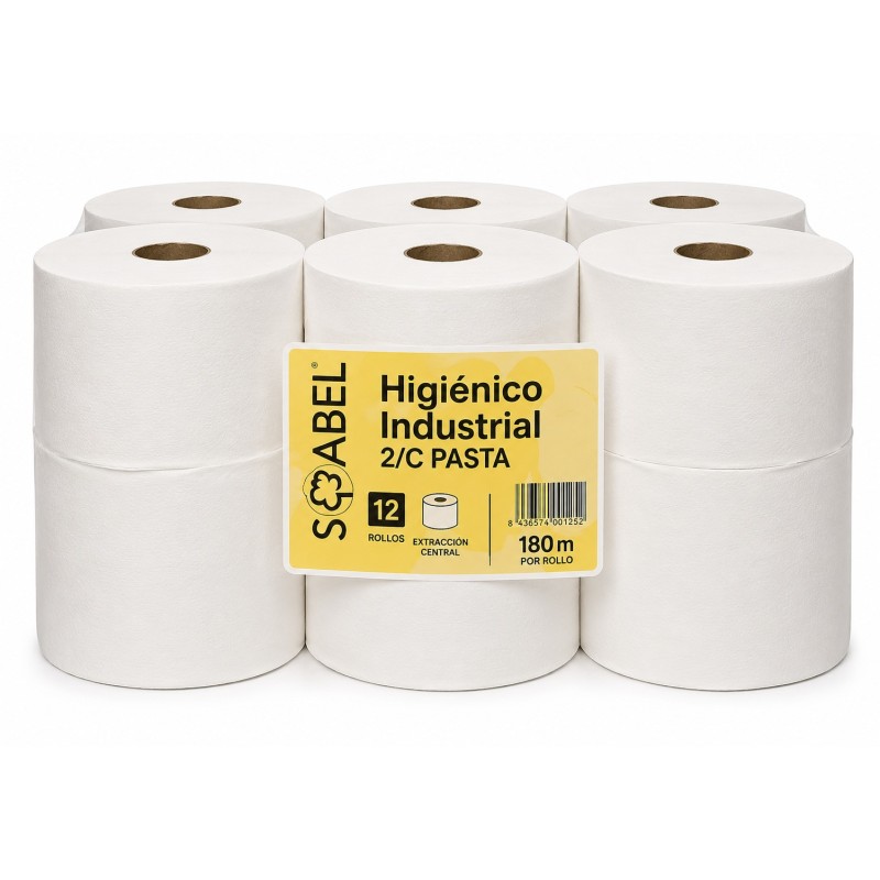 Higiénico 2C Extr Central Pasta 12R 180M