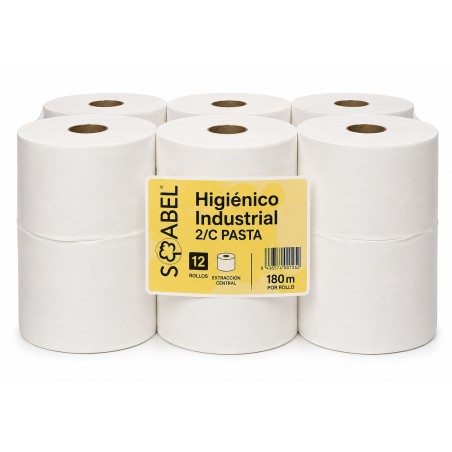 Higiénico 2C Extr Central Pasta 12R 180M
