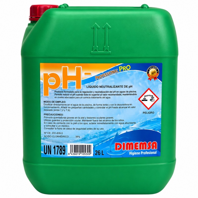 PH -38% neutralizador ph 26 kilos