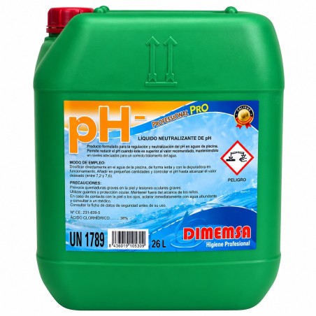 PH -38% neutralizador ph 26 kilos