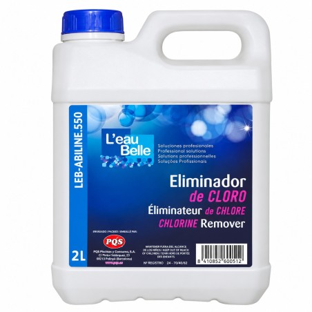 Eliminador de cloro bote 2 litros