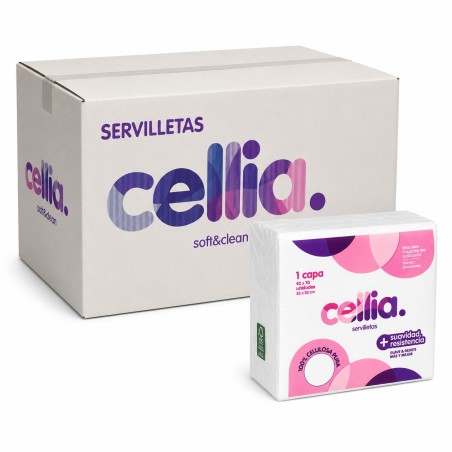 Servilleta Cellia Simple 33x33 1/C 42x70U.