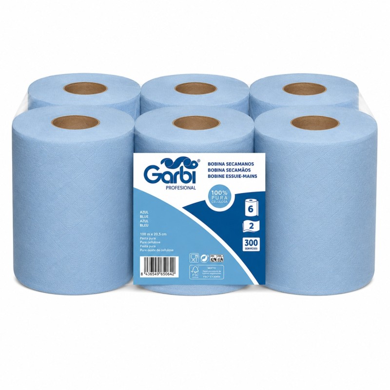 Secamano Azul Garbi 6R 100M.