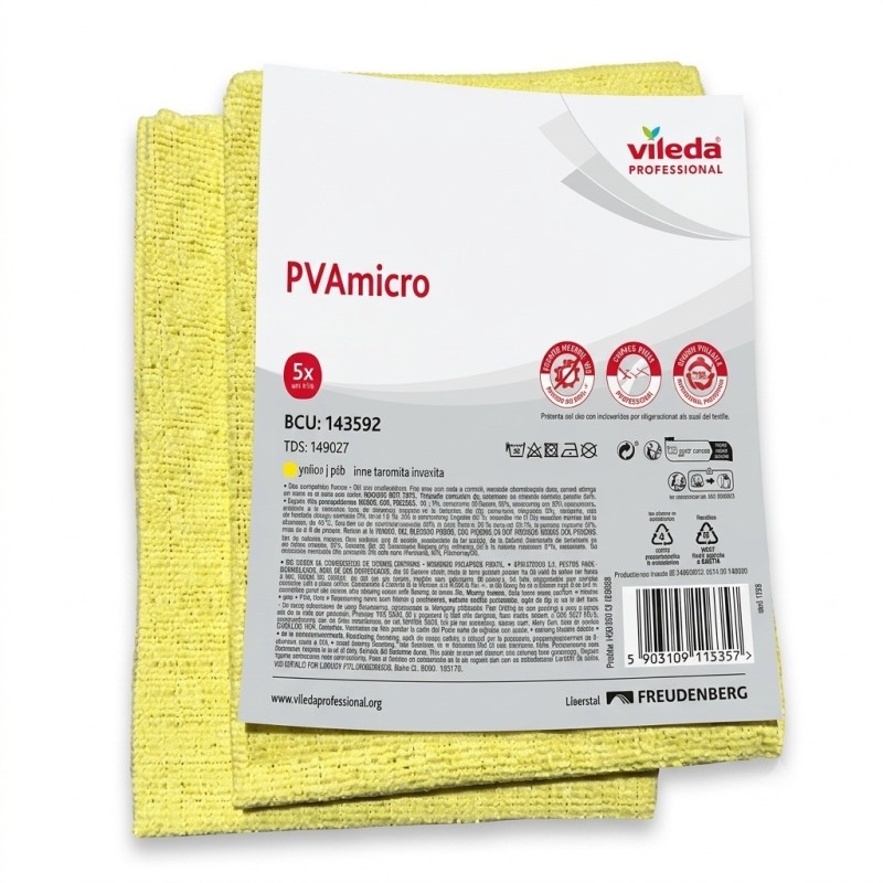 Bayeta Vileda micro Amarilla 38x45
