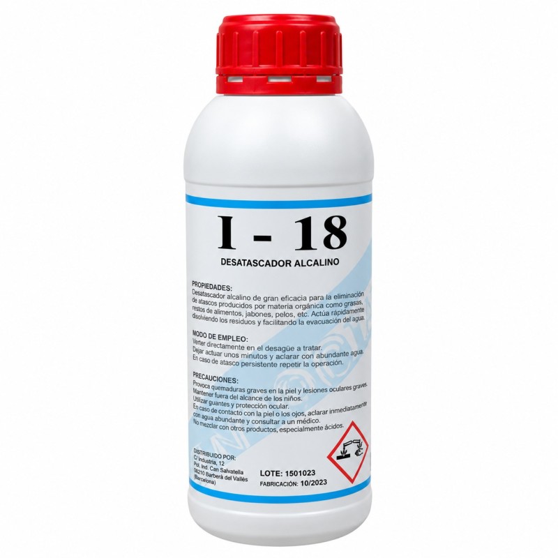 Desatascador Alcalino 1 L.