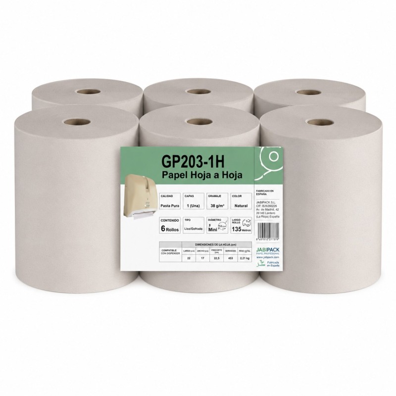 Secamano Autocorte 1C Pasta Mini 135M Jabipack 38G