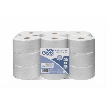 Papel Higiénico Industrial Garbi 18R 120M