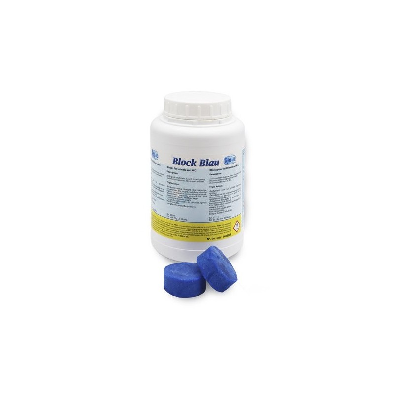 Pastillas para urinarios Block Blau