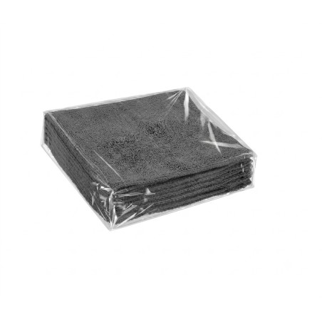Bayeta Microfibra 35x38 CM Terry Negra 5Ud
