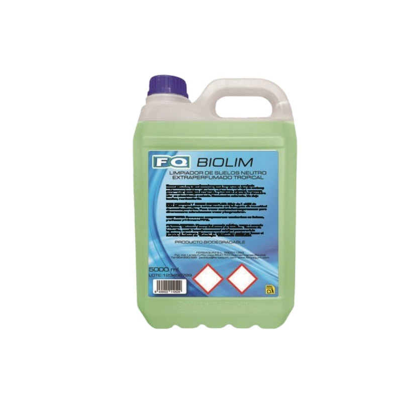 Fregasuelos Biolim Tropical 5L - Proveedor Lavandería Industrial