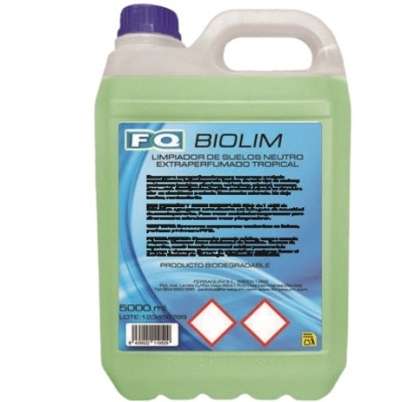 Fregasuelos Biolim Tropical 5L - Proveedor Lavandería Industrial