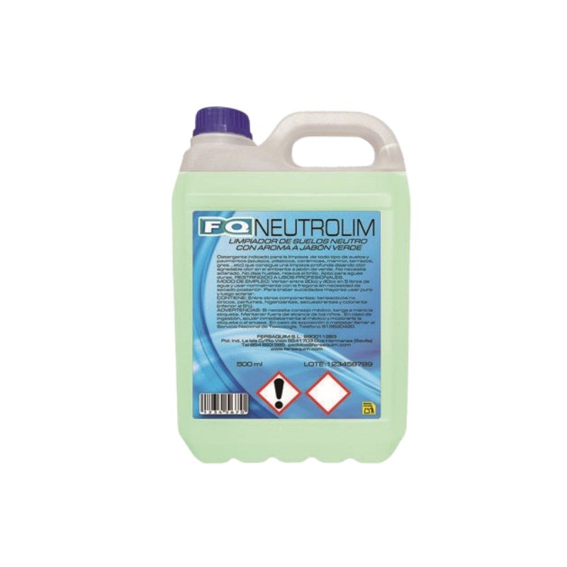 Fregasuelo Neutrolim Jabon Verde 5L - Proveedor Lavandería Industrial