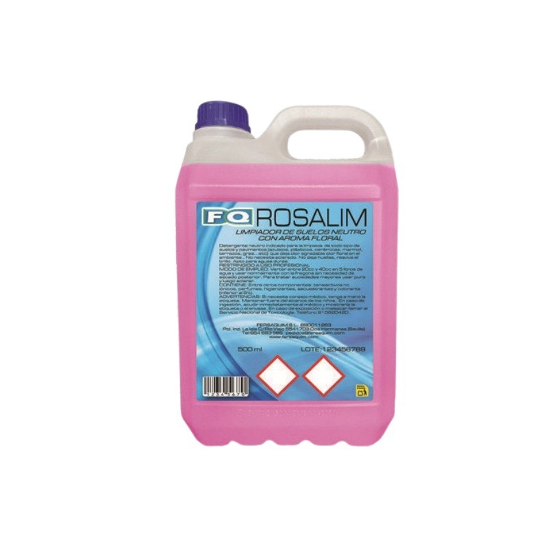 Fregasuelos Rosalim Floral Neutro 5L - Proveedor Lavandería Industrial