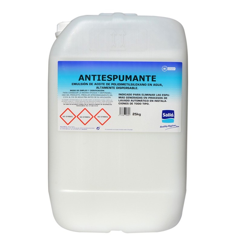 Antiespumante 25 kg - Proveedor Lavandería Industrial