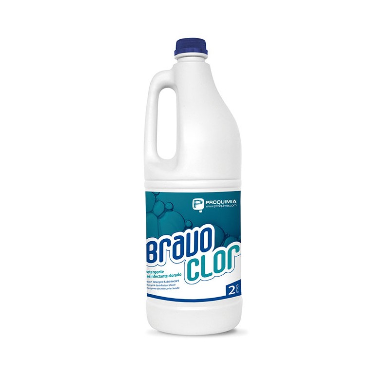 Limpiador Clorado Mentolado Bravo Clor 2 L - Proveedor Lavandería Industrial
