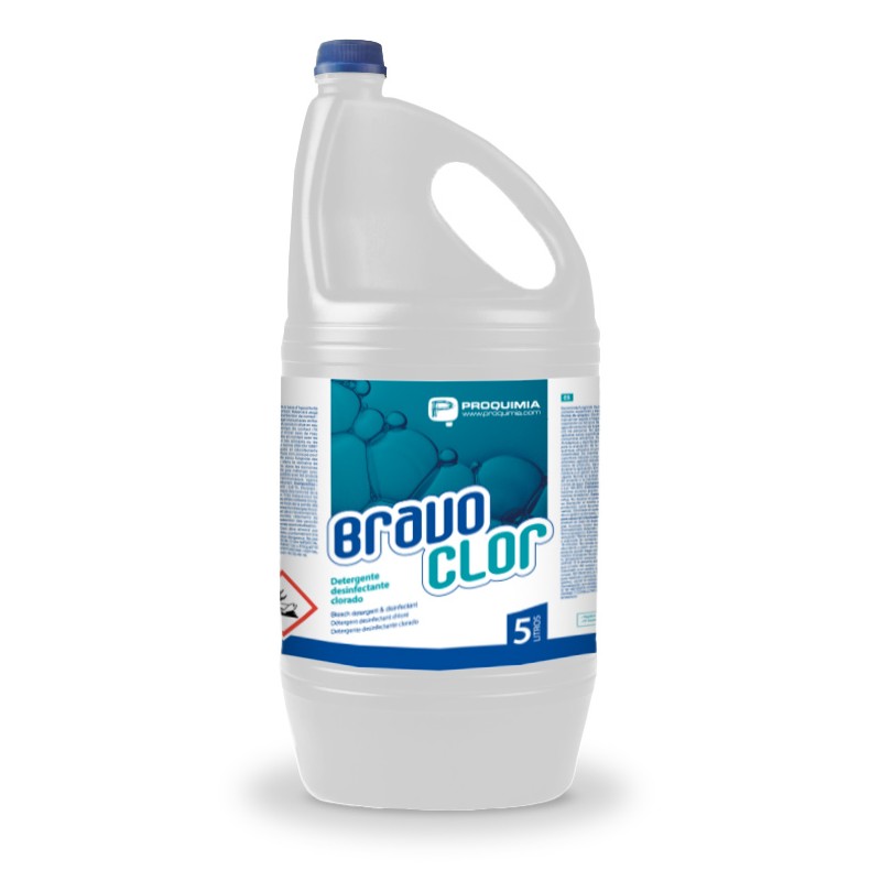 Limpiador Clorado Mentolado Bravo Clor 5L. - Proveedor Lavandería Industrial