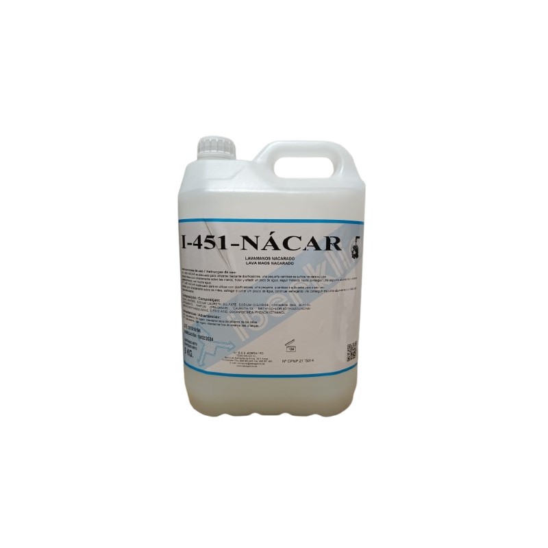 Gel Manos Nacarado Tesis 5 L. - Proveedor Lavandería Industrial