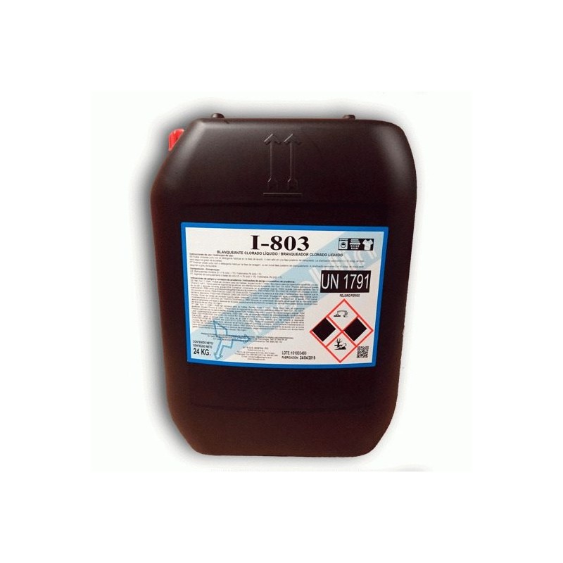 Blanqueante Clorado I-803 24 Kg. - Proveedor Lavandería Industrial
