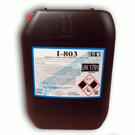 Blanqueante Clorado I-803 24 Kg. - Proveedor Lavandería Industrial
