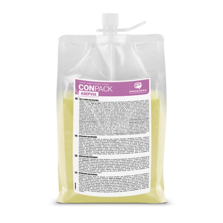 Desinfectante Alcalino Conpack Asepvix Caja-2x1,5 - Proveedor Lavandería Industrial