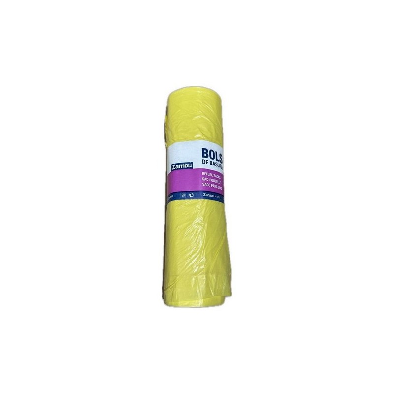 B.Basura Amarillo 54x60 G55 25R/55Caja - Proveedor Lavandería Industrial