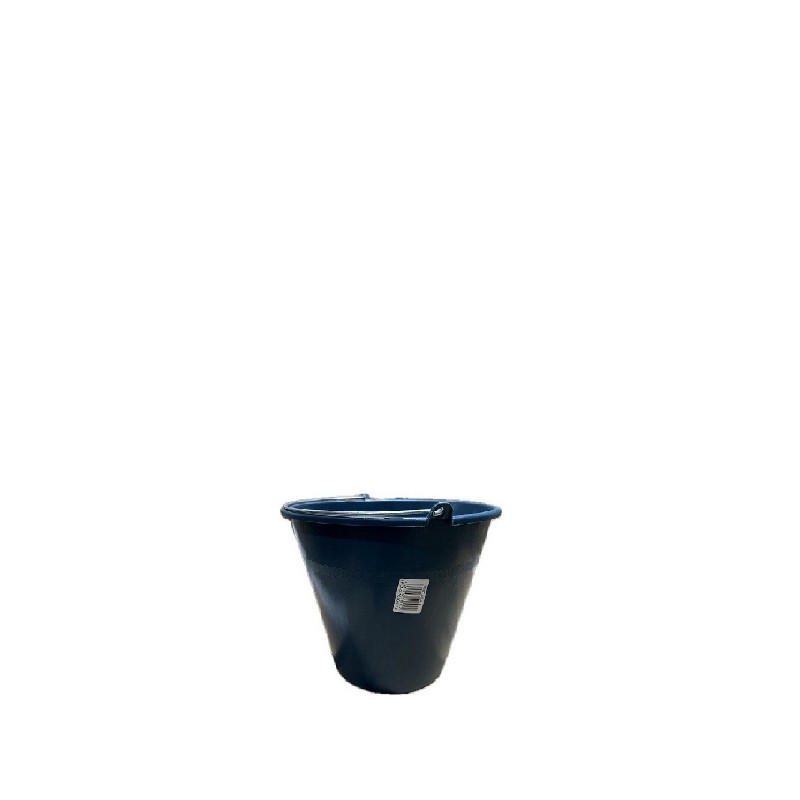 Cubo de agua engomado (cristalero) azul 8 litros - Proveedor Lavandería Industrial