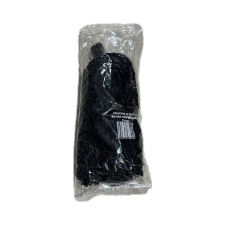 Fregona algodón negra 170 gramos - Proveedor Lavandería Industrial