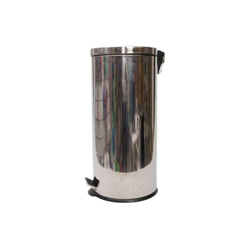 Papelera acero inox 30 LT - Proveedor Lavandería Industrial